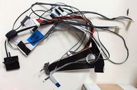 Vizio E601i-A3 power header with cable to power supply board and cables